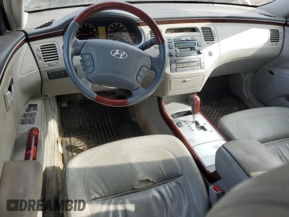 2007 Hyundai Azera SE with VIN KMHFC46F47A166915, listed as a Copart auction lot 88978785 with 0 mi miles and Salvage Title. Bid and sale history available at carsss.com. Image 8.