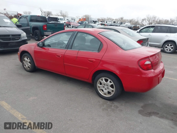 2004 Dodge Neon SXT with VIN 1B3ES56C74D536751, listed as a IAAI auction lot 41760363 with 218,973 mi miles. Bid and sale history available at carsss.com. Image 3.