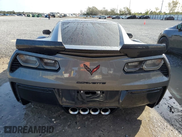 2016 Chevrolet Corvette Z06 3LZ with VIN 1G1YU2D64G5606750, listed as a Copart auction lot 85672634 with 52,227 mi miles and Salvage Title. Bid and sale history available at carsss.com. Image 6.