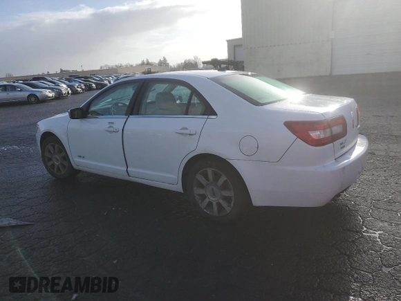 2007 Lincoln MKZ with VIN 3LNHM28T57R638347, listed as a Copart auction lot 46675475 with 0 mi miles and Clean Title. Bid and sale history available at carsss.com. Image 2.