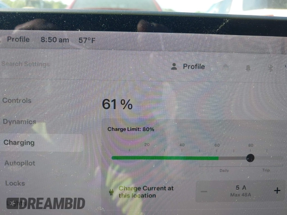 2018 Tesla Model 3 Long Range Battery with VIN 5YJ3E1EA5JF063555, listed as a IAAI auction lot 42028785 with 45,346 mi miles and . Bid and sale history available at DreamBid. Image 17.