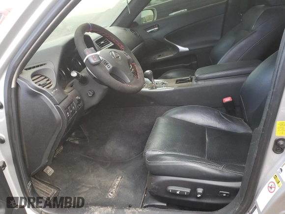 2012 Lexus IS 350 with VIN JTHCE5C2XC5002465, listed as a Copart auction lot 81585194 with 192,408 mi miles and Salvage title. Bid and sale history available at DreamBid. Image 7.