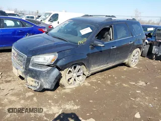 2015 GMC Acadia SLT with VIN 1GKKVRKDXFJ237648, listed as a IAAI auction lot 41768530 with 1 mi miles. Bid and sale history available at carsss.com. Image 2.