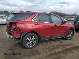2022 Chevrolet Equinox Premier z VIN 3GNAXXEV3NS106575, wystawiony jako Copart lot #47124345 z przebiegiem 44 737 mil mil oraz Szkoda całkowita • Salvage title. Historia ofert i sprzedaży dostępna na DreamBid. Obrazek 3.