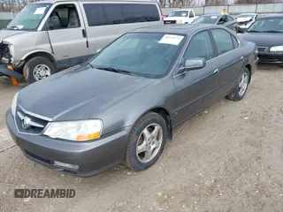 2003 Acura TL with VIN 19UUA56623A008219, listed as a IAAI auction lot 41674372 with 240,371 mi miles. Bid and sale history available at carsss.com. Image 2.