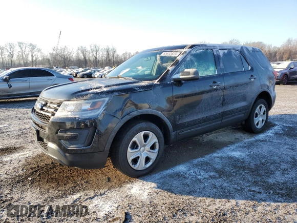 2016 Ford Utility Police Interceptor with VIN 1FM5K8AR4GGB81578, listed as a Copart auction lot 85652624 with 143,704 mi miles and Salvage Title. Bid and sale history available at carsss.com. Image 1.
