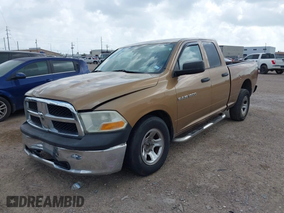 2012 Ram 1500 ST with VIN 1C6RD6FK9CS112027, listed as a IAAI auction lot 42128713 with 161,516 mi miles and . Bid and sale history available at DreamBid. Image 2.