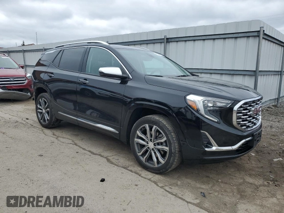 2019 GMC Terrain Denali z VIN 3GKALXEX7KL192392, wystawiony jako Copart lot #50947025 z przebiegiem 53 110 mil mil oraz Szkoda całkowita • Salvage title. Historia ofert i sprzedaży dostępna na DreamBid. Obrazek 4.