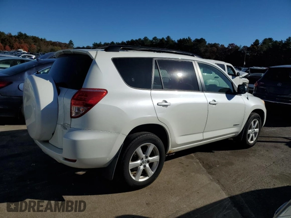 2007 Toyota RAV4 Limited with VIN JTMBK31V275033982, listed as a Copart auction lot 77843044 with 216,492 mi miles and Salvage Title. Bid and sale history available at carsss.com. Image 3.