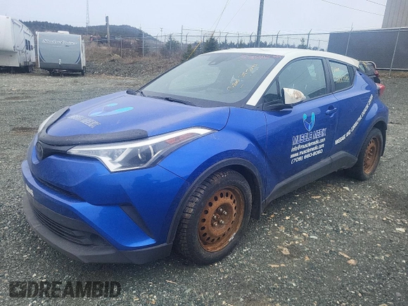 2018 Toyota C-HR XLE with VIN NMTKHMBX1JR063883, listed as a Copart auction lot 52885395 with 185,922 mi miles and Salvage Title. Bid and sale history available at DreamBid. Image 1.