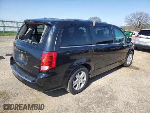 2013 Dodge Grand Caravan Crew with VIN 2C4RDGDG8DR741455, listed as a Copart auction lot 54420055 with 93,391 mi miles and Non Repairable. Bid and sale history available at DreamBid. Image 3.