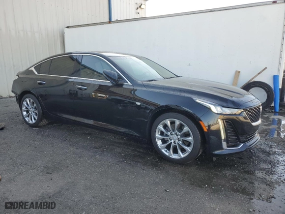 2020 Cadillac CT5 Premium Luxury with VIN 1G6DN5RK1L0138173, listed as a Copart auction lot 44719325 with 51,422 mi miles and Salvage Title. Bid and sale history available at carsss.com. Image 4.