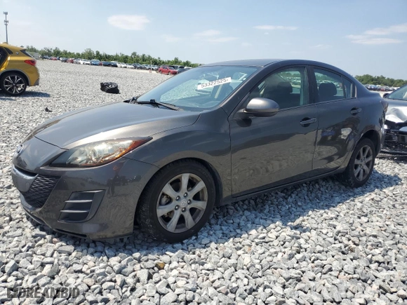 2010 Mazda Mazda3 i Touring with VIN JM1BL1SG0A1215812, listed as a Copart auction lot 53322525 with 110,954 mi miles and Salvage Title. Bid and sale history available at carsss.com. Image 1.