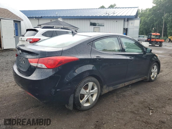 2013 Hyundai Elantra GLS with VIN 5NPDH4AE2DH342165, listed as a Copart auction lot 64642645 with 118,753 mi miles and Clean title. Bid and sale history available at DreamBid. Image 3.