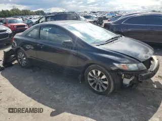 2009 Honda Civic Cpe EX-L with VIN 2HGFG12989H526829, listed as a Copart auction lot 73685054 with 169,968 mi miles and Salvage Title. Bid and sale history available at carsss.com. Image 4.