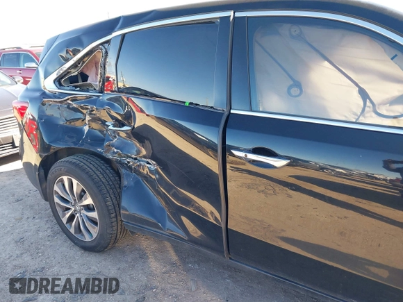 2014 Acura MDX Tech Pkg with VIN 5FRYD3H47EB014095, listed as a IAAI auction lot 41723865 with 99,790 mi miles. Bid and sale history available at carsss.com. Image 6.