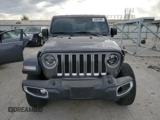 2018 Jeep Wrangler Unlimited Sahara with VIN 1C4HJXEG0JW303941, listed as a Copart auction lot 53029895 with 43,419 mi miles and Salvage title. Bid and sale history available at DreamBid. Image 5.