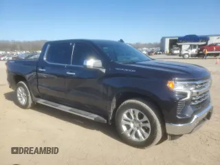 2023 Chevrolet Silverado 1500 LTZ with VIN 2GCUDGED5P1123754, listed as a Copart auction lot 42616625 with 33,433 mi miles and Salvage Title. Bid and sale history available at carsss.com. Image 4.
