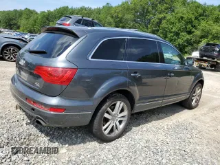 2014 Audi Q7 Premium Plus with VIN WA1LGAFE5ED009174, listed as a Copart auction lot 61073165 with 149,790 mi miles and Clean title. Bid and sale history available at DreamBid. Image 3.