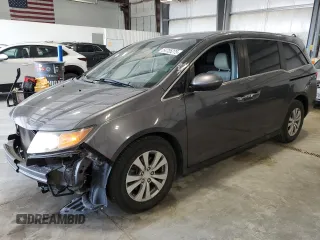 2016 Honda Odyssey EX z VIN 5FNRL5H46GB060640, wystawiony jako Copart lot #54735275 z przebiegiem 105 509 mil mil oraz Szkoda całkowita • Salvage title. Historia ofert i sprzedaży dostępna na DreamBid. Obrazek 1.