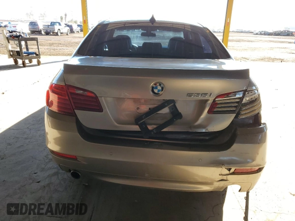 2015 BMW 5 Series 535i with VIN WBA5B1C50FG126420, listed as a Copart auction lot 47316025 with 132,004 mi miles and Salvage Title. Bid and sale history available at carsss.com. Image 6.