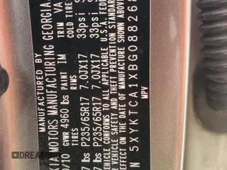 2011 Kia Sorento LX with VIN 5XYKTCA1XBG088268, listed as a Copart auction lot 54134615 with 176,251 mi miles and Clean Title. Bid and sale history available at carsss.com. Image 13.