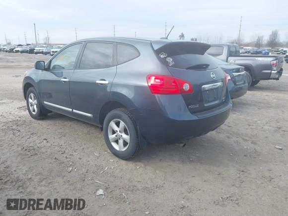 2012 Nissan Rogue S with VIN JN8AS5MV4CW700417, listed as a IAAI auction lot 41606235 with 141,935 mi miles and . Bid and sale history available at DreamBid. Image 3.