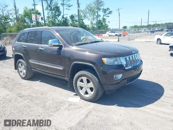 2011 Jeep Grand Cherokee Overland with VIN 1J4RR6GT1BC647292, listed as a IAAI auction lot 42069742 with 199,340 mi miles and . Bid and sale history available at DreamBid. Image 1.