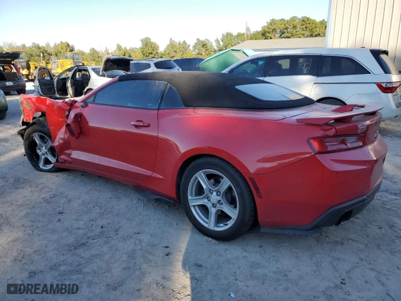 2018 Chevrolet Camaro 1LT with VIN 1G1FB3DX0J0135003, listed as a Copart auction lot 80967814 with 0 mi miles and Salvage Title. Bid and sale history available at carsss.com. Image 2.