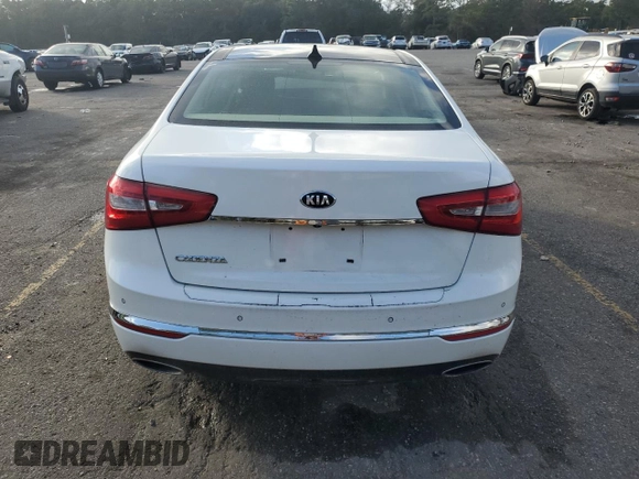 2014 Kia Cadenza Premium with VIN KNALN4D76E5135293, listed as a Copart auction lot 84682504 with 133,267 mi miles and Non Repairable. Bid and sale history available at carsss.com. Image 6.