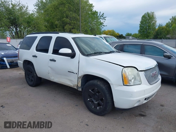 2007 GMC Yukon Denali z VIN 1GKFK63837J307843, wystawiony jako IAAI lot #42318993 z przebiegiem 190 750 mil mil oraz . Historia ofert i sprzedaży dostępna na DreamBid. Obrazek 1.