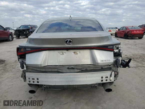 2023 Lexus IS 300 with VIN JTHCA1D29P5125490, listed as a Copart auction lot 86061184 with 42,569 mi miles and Salvage title. Bid and sale history available at DreamBid. Image 6.