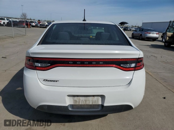 2016 Dodge Dart SE with VIN 1C3CDFAA9GD505151, listed as a Copart auction lot 49403155 with 129,527 mi miles and Salvage Title. Bid and sale history available at carsss.com. Image 6.