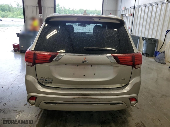 2020 Mitsubishi Outlander PHEV SEL with VIN JA4J24A56LZ041632, listed as a Copart auction lot 63793884 with 0 mi miles and Salvage Title. Bid and sale history available at carsss.com. Image 6.