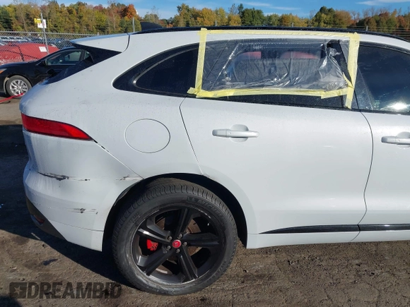 2020 Jaguar F-Pace 25t Checkered Flag Edition with VIN SADCP2FX8LA641778, listed as a IAAI auction lot 40584435 with 53,823 mi miles and . Bid and sale history available at DreamBid. Image 17.