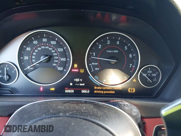 2016 BMW 4 Series 428i with VIN WBA3N7C53GK228813, listed as a IAAI auction lot 41832946 with 50,929 mi miles and . Bid and sale history available at carsss.com. Image 7.