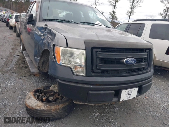2013 Ford F-150 XL with VIN 1FTEX1CM5DFB69715, listed as a IAAI auction lot 41259318 with 176,916 mi miles. Bid and sale history available at carsss.com. Image 6.