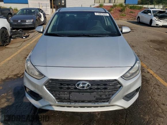 2018 Hyundai Accent SEL with VIN 3KPC24A3XJE020935, listed as a Copart auction lot 71097624 with 143,019 mi miles and Clean Title. Bid and sale history available at carsss.com. Image 5.