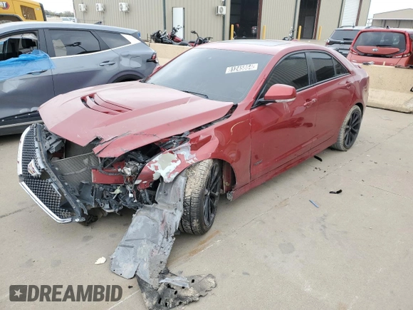 2016 Cadillac ATS-V with VIN 1G6AN5SY7G0121076, listed as a Copart auction lot 42949995 with Not Provided miles and Salvage Title. Bid and sale history available at carsss.com. Image 1.
