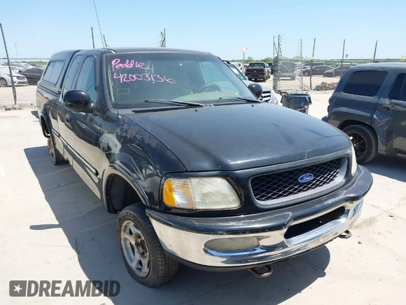 1997 Ford F-150 с VIN 2FTDX18W4VCA89454, выставлен на аукционе IAAI как лот 42003136 с пробегом 112 668 миль миль и . История ставок и продаж доступна на DreamBid. Изображение 1.