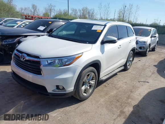 2016 Toyota Highlander Limited with VIN 5TDDKRFH5GS337705, listed as a IAAI auction lot 42037983 with 79,149 mi miles and . Bid and sale history available at DreamBid. Image 17.