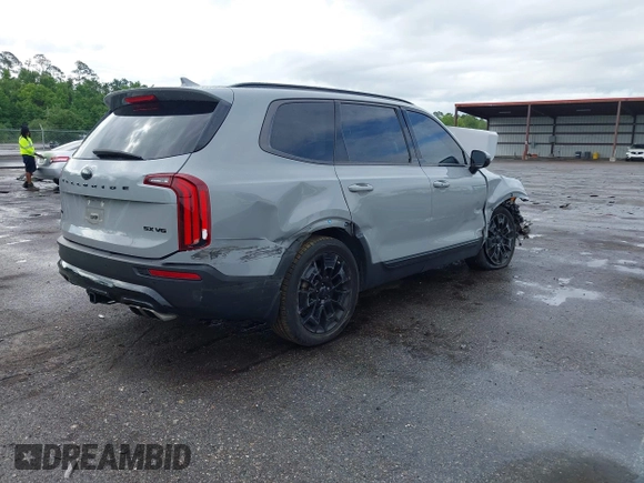 2021 Kia Telluride SX with VIN 5XYP5DHC1MG125062, listed as a IAAI auction lot 42412717 with Not provided miles and . Bid and sale history available at DreamBid. Image 4.