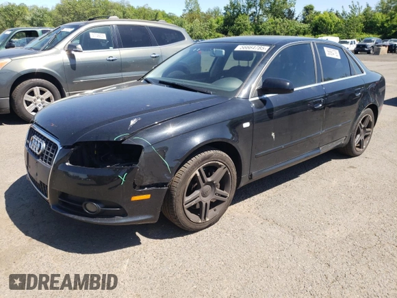 2008 Audi A4 2.0T с VIN WAUDF78E08A010720, выставлен на аукционе Copart как лот 56664785 с пробегом 203 215 миль миль и Списание • Salvage title. История ставок и продаж доступна на DreamBid. Изображение 1.