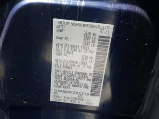 2024 Nissan Pathfinder SV with VIN 5N1DR3BA9RC201210, listed as a IAAI auction lot 42022861 with 26,068 mi miles and . Bid and sale history available at DreamBid. Image 9.