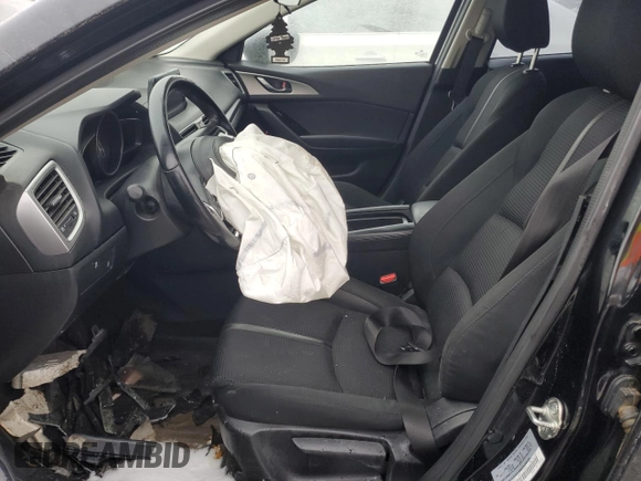 2017 Mazda 3 Touring with VIN JM1BN1L70H1153850, listed as a Copart auction lot 47006105 with Not Provided miles and Salvage Title. Bid and sale history available at carsss.com. Image 7.