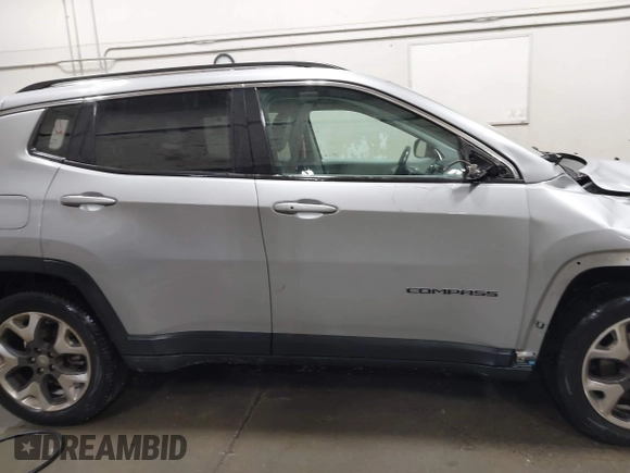 2020 Jeep Compass Limited with VIN 3C4NJDCB6LT148085, listed as a IAAI auction lot 41537903 with 55,878 mi miles and . Bid and sale history available at carsss.com. Image 13.