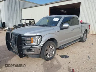 2018 Ford F-150 XL with VIN 1FTEW1E54JFC43582, listed as a IAAI auction lot 41810585 with 189,863 mi miles. Bid and sale history available at carsss.com. Image 17.