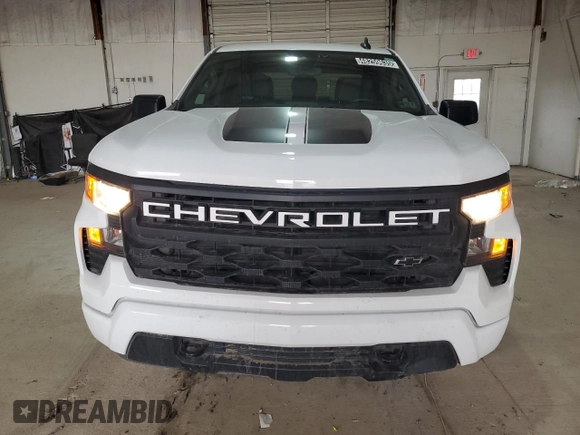 2023 Chevrolet Silverado 1500 Custom with VIN 1GCPDBEK8PZ122670, listed as a Copart auction lot 48259635 with 50,219 mi miles and Clean Title. Bid and sale history available at DreamBid. Image 5.