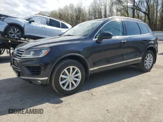 2017 Volkswagen Touareg Sport with VIN WVGEF7BP9HD004779, listed as a Copart auction lot 53530135 with 224,866 mi miles and Clean Title. Bid and sale history available at DreamBid. Image 1.
