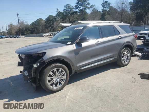 2025 Ford Explorer z VIN 1FMUK7HH8SGA42632, wystawiony jako Copart lot #46308475 z przebiegiem 470 mil mil oraz Szkoda całkowita • Salvage title. Historia ofert i sprzedaży dostępna na DreamBid. Obrazek 1.